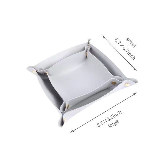 Snap Travel Valet Tray, Catchall, Vegan Leather - Picture 12 of 13